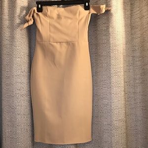 4sienna cream off shoulder midi dress BRAND NEW